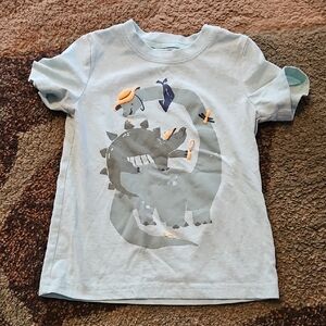 Carter's Light Green Dino Play Graphic Tee